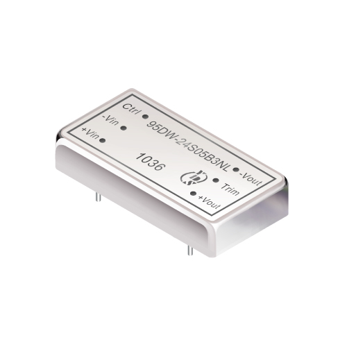 95DW-B3 系列 20瓦 1.5KV隔離電壓 4:1寬輸入 直流對直流電源轉換器