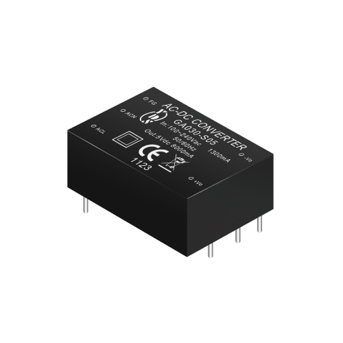 GA030系列 26~48瓦 3KVac隔離電壓 穩壓輸出 交流對直流電源轉換器